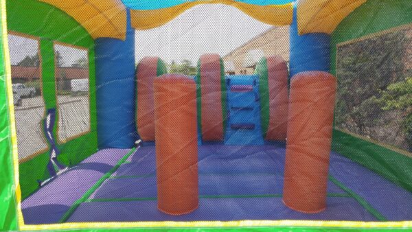 13x19 Rainbow Double Slide Bouncer - Image 6