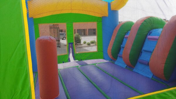 13x19 Rainbow Double Slide Bouncer - Image 2