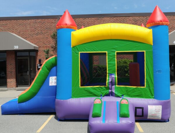 13x19 Rainbow Double Slide Bouncer - Image 5