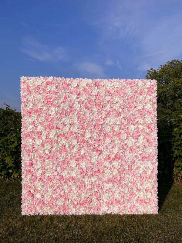 White and Pink Flower Wall - Image 2