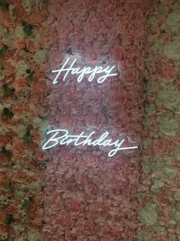 Happy Birthday Neon Sign - Image 3