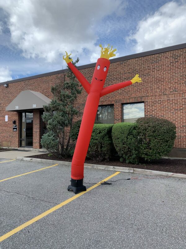 12' Red Inflatable Tube Man - Image 3