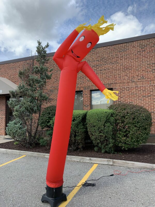 12' Red Inflatable Tube Man - Image 4